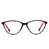 Loscomun Computer Glasses Purple Tortoise Cateye Eyeglasses
